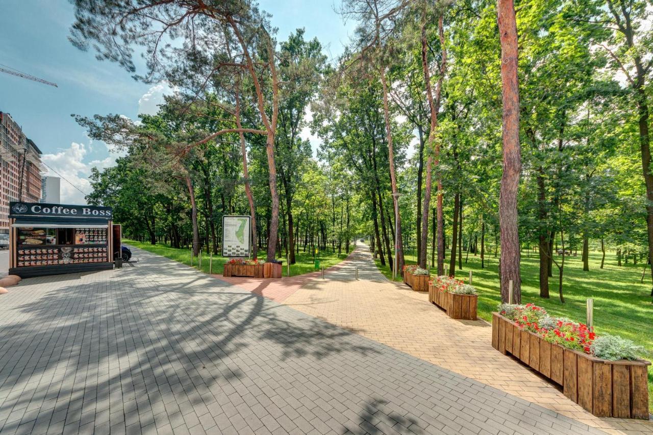 Apartment Voskresenska 18 , Парковые Озера كييف المظهر الخارجي الصورة