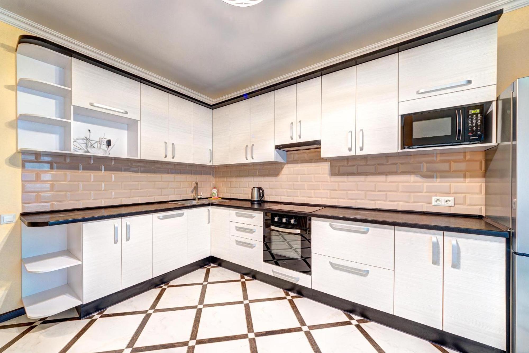 Apartment Voskresenska 18 , Парковые Озера كييف الغرفة الصورة