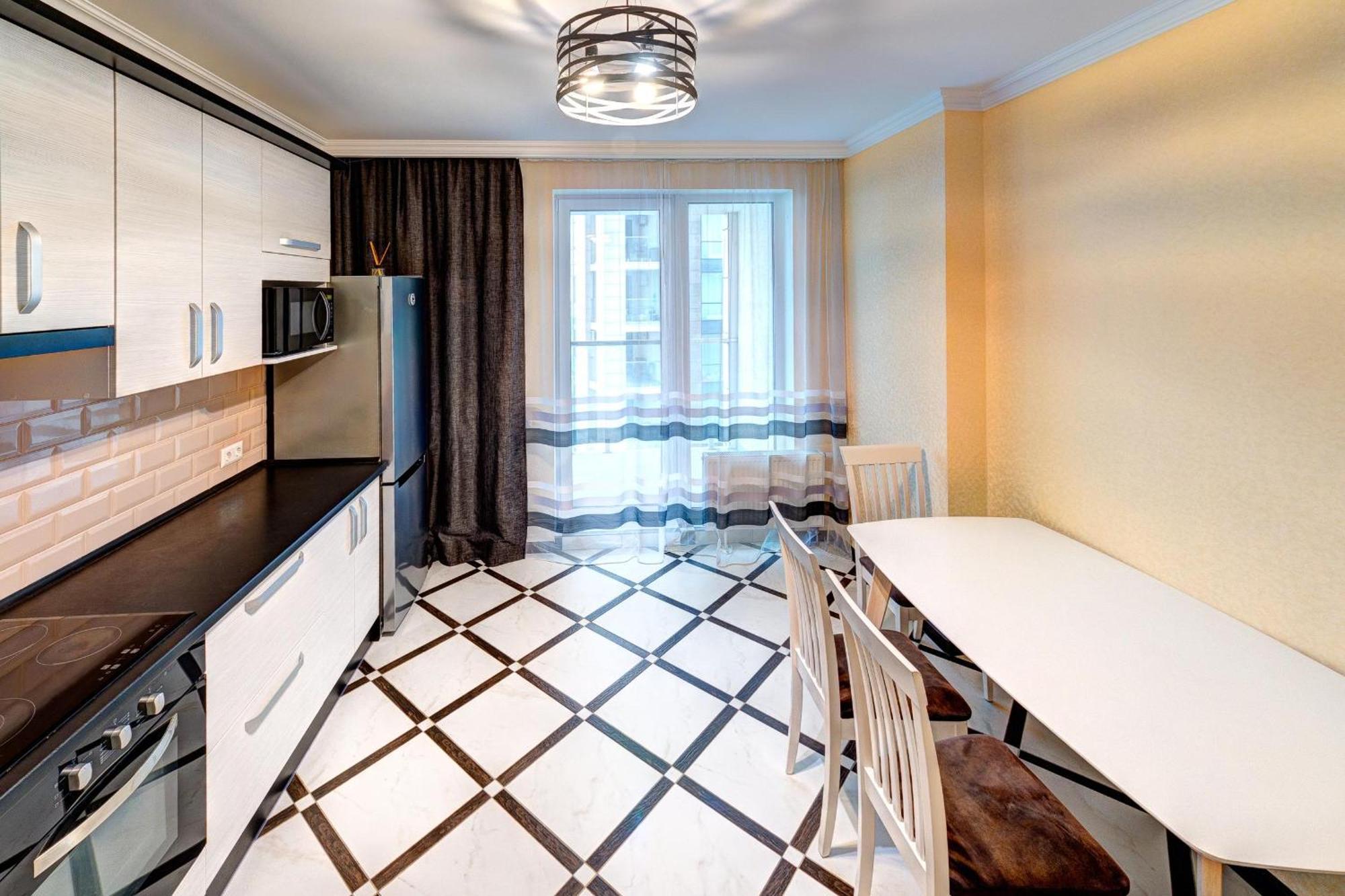 Apartment Voskresenska 18 , Парковые Озера كييف الغرفة الصورة