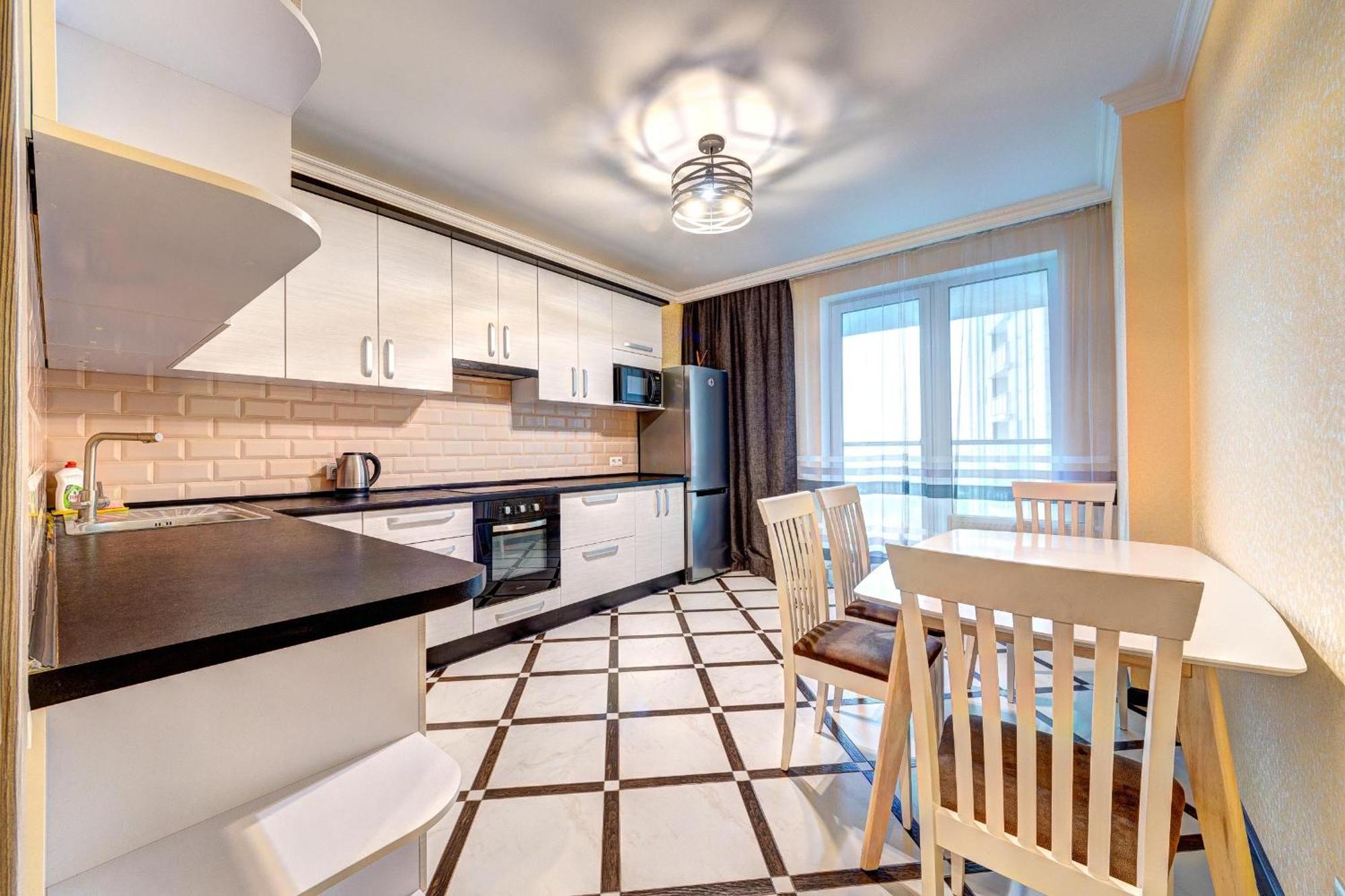 Apartment Voskresenska 18 , Парковые Озера كييف الغرفة الصورة
