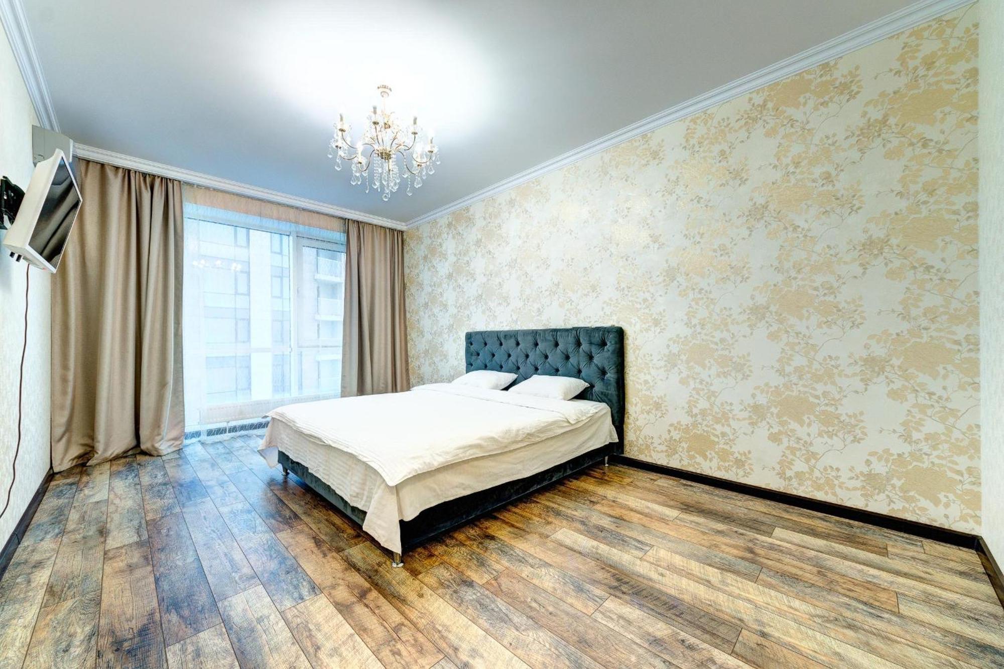 Apartment Voskresenska 18 , Парковые Озера كييف الغرفة الصورة