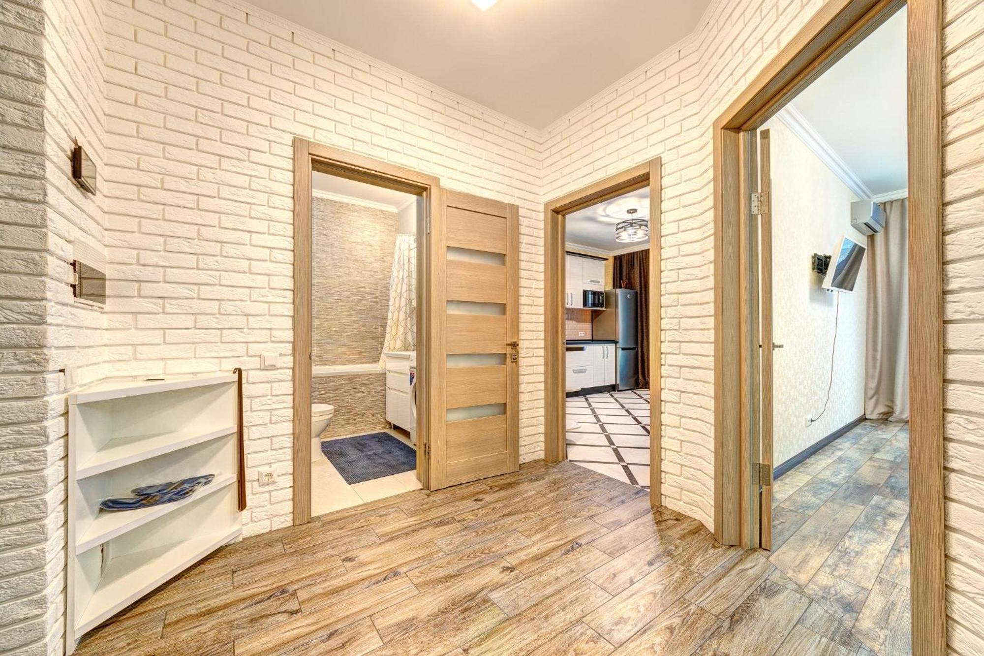 Apartment Voskresenska 18 , Парковые Озера كييف الغرفة الصورة