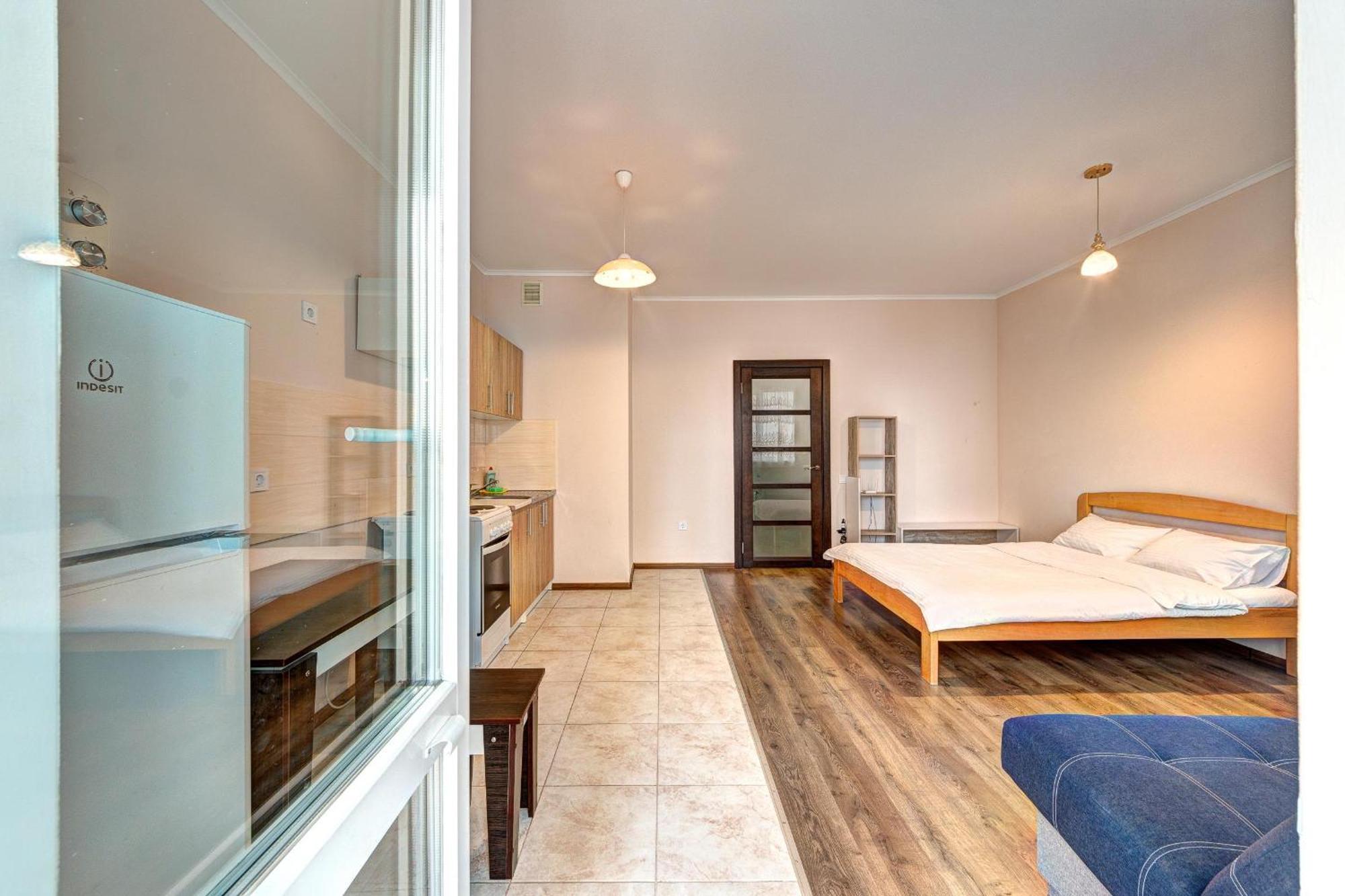 Apartment Voskresenska 18 , Парковые Озера كييف الغرفة الصورة