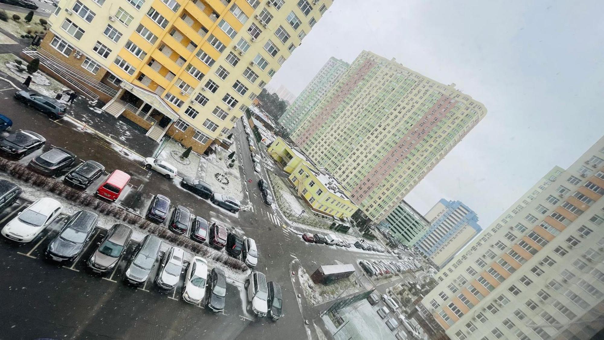 Apartment Voskresenska 18 , Парковые Озера كييف الغرفة الصورة